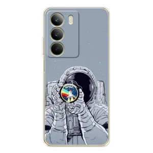 Чехол NASA для Realme C71 (AlphaPrint) (Космонавт фото)