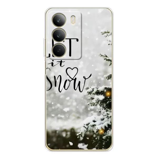 Чехол с принтом «Let it snow» для Realme C71