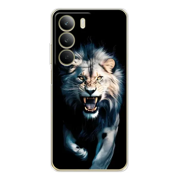 Чехол с принтом «Лев в темноте» для Realme C71 Чехол с принтом «Лев в темноте» для Realme C71