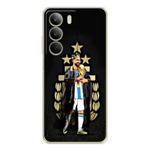 Чехлы для Realme C71 (Leo чемпион) (AlphaPrint) (Месси Король)