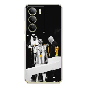 Чехлы для Realme C71 (Leo чемпион) (AlphaPrint) (Месси в накидке)
