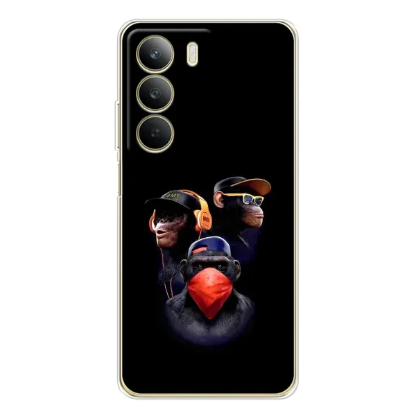 Чехол с принтом «Три обезьяны» для Realme C71 Чехол с принтом «Три обезьяны» для Realme C71