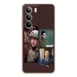 Чехол для Realme C71 (AlphaPrint - с принтом Зеленского)