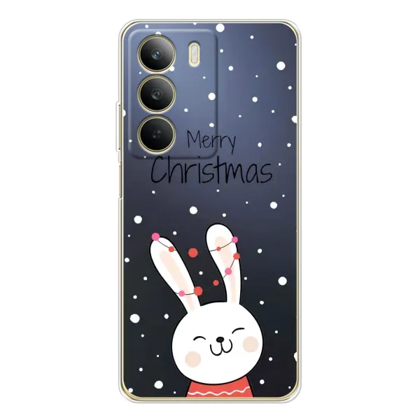 Чехол с принтом «Рождественский заяц» для Realme C71