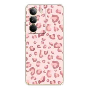 Чохол з розовим принтом для Realme C71 (Рожевий леопард)