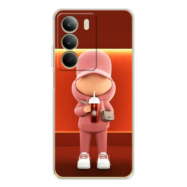 Чохол з принтом «З Кавою» для Realme C71