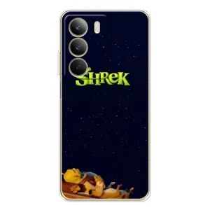 Чехол с мультфильмом Шрек на Realme C71 (Отдыхающий Шрек)