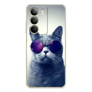 Чехол с принтом для Realme C71 (AlphaPrint) Модные коты