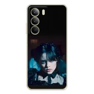 Чехлы Венсдей на Realme C71 Уэнсдей (AlphaPrint) (взгляд Уэнздей)