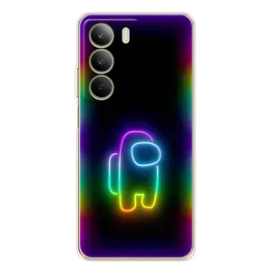 Чохли Амонг Ас для Realme C71 (AlphaPrint) (Яскравий скін)