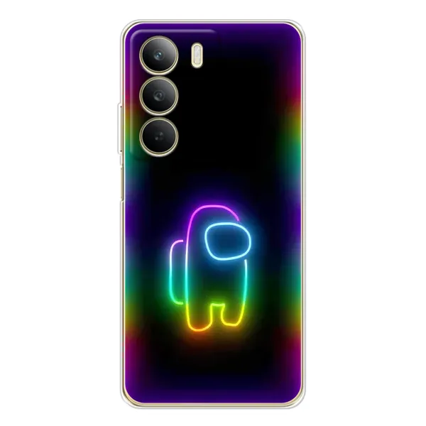 Чехол с принтом «Яркий скин» для Realme C71