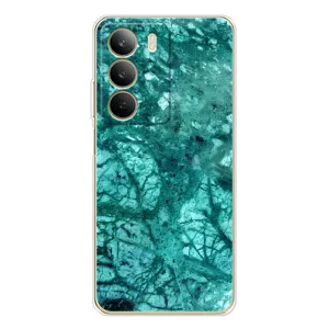 Чехол с принтом «Зеленый мрамор» для Realme C71