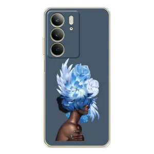 Чехлы (ART) Цветы на Realme C73 5G (VPrint) (Квіти на голові)
