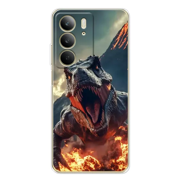 Чехол с принтом «Огненный динозавр» для Realme C73 5G Чехол с принтом «Огненный динозавр» для Realme C73 5G