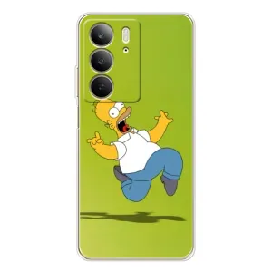 Чехол с Симпсонами для Realme C73 5G (VPrint) (Гомер Симпсон)