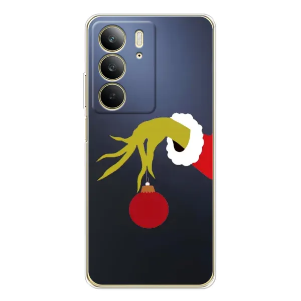 Чохол з принтом «Грінч з іграшкою» для Realme C73 5G Чохол з принтом «Грінч з іграшкою» для Realme C73 5G