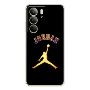 Чехлы для Realme C73 5G - с картинкой JORDAN (AlphaPrint) (Jordan Gold)
