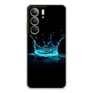 Чехол с Короной С73 5G - (AlphaPrint) (Капля короны)