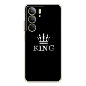 Чехол с Короной С73 5G - (AlphaPrint) (KING)