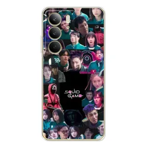 Чохол Гра в кальмара для Realme C73 5G (Колаж Гра кальмара)
