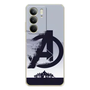 Чехлы с героями Марвел Realme C73 5G (VPrint) (Команда А)