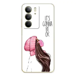 Чехол с печатью для Realme C73 5G - (Мода) (AlphaPrint) (Коронавирус)
