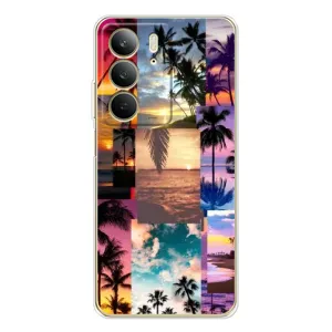 Силиконовый чехол с КАРТИНКАМИ лето для Realme C73 5G (AlphaPrint) (Летний отпуск)