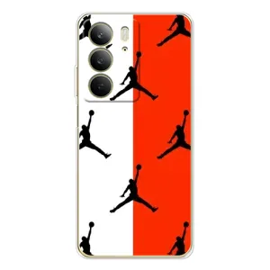 Чехлы для Realme C73 5G - с картинкой JORDAN (AlphaPrint) (Лого Джордан)