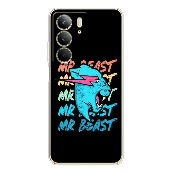 Чехол с принтом «logo Mr beast» для Realme C73 5G