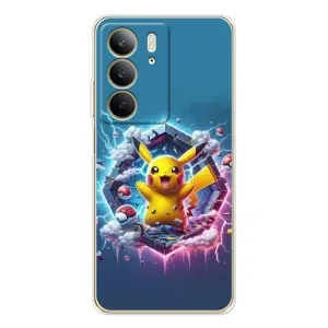 Чохол з Пікачу на Realme C73 5G (Лого Пікачу)