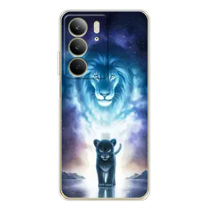 Чохол з картинкою ЛЕВ для Realme C73 5G (VPrint) (Маленький лев)