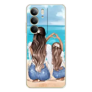 Чохол з друком для Realme C73 5G - (Мама з дитинкою) (AlphaPrint) (Мама з донькою)