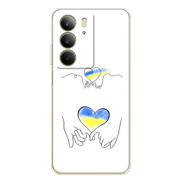 Чохол з принтом «Мир Україні» для Realme C73 5G