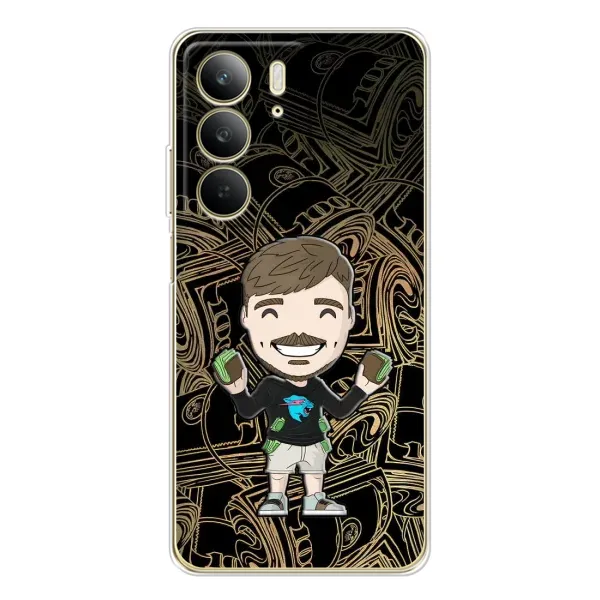 Чехол с принтом «Mister Beast» для Realme C73 5G
