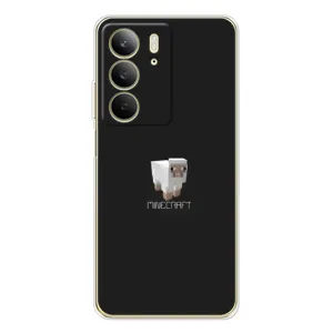Чохол Майнкрафт на Realme C73 5G (AlphaPrint) Minecraft (Овечка Майнкрафт)