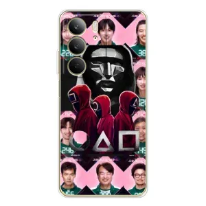 Чохол Гра в кальмара для Realme C73 5G (Учасники Гра кальмара)