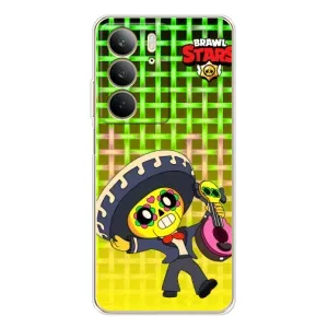 Чехлы Brawl Stars для Realme C73 5G (AlphaPrint) (Поко в самбреро)