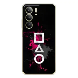 Чохол Гра в кальмара для Realme C73 5G (Символи Гра кальмара)