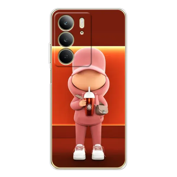 Чохол з принтом «З Кавою» для Realme C73 5G Чохол з принтом «З Кавою» для Realme C73 5G