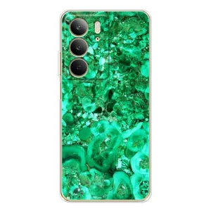 Мраморний чехол на Realme C73 5G (VPrint) (Салатовий Мрамор)