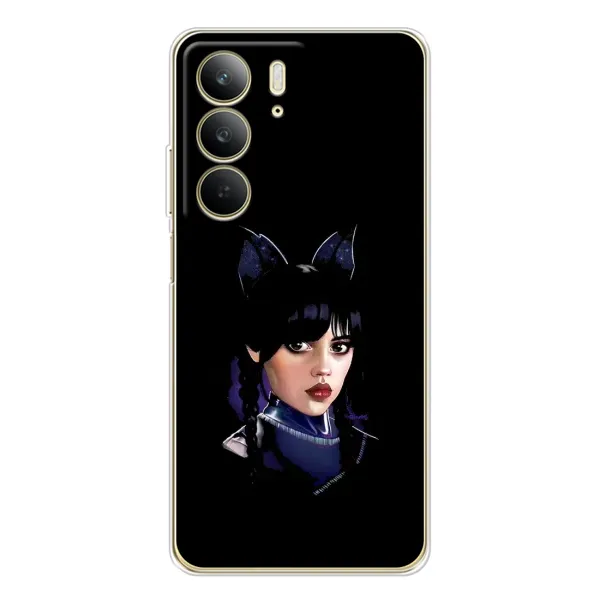 Чохол з принтом «серйозна Венздей» для Realme C73 5G Чохол з принтом «серйозна Венздей» для Realme C73 5G