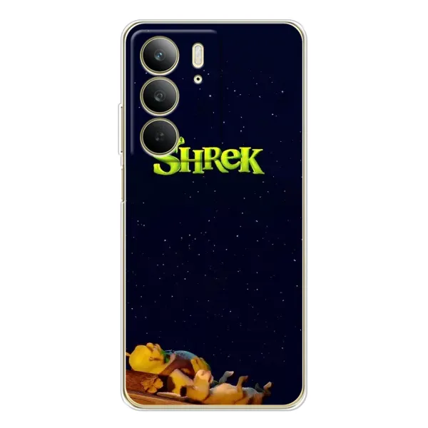 Чехол с принтом «Отдыхающий Шрек» для Realme C73 5G