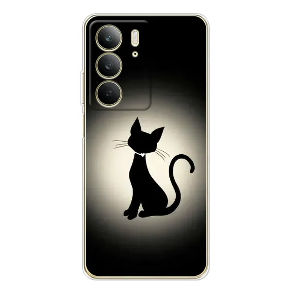 Чохол з принтом «Силует котика» для Realme C73 5G Чохол з принтом «Силует котика» для Realme C73 5G