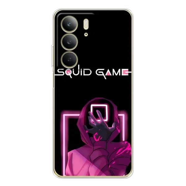 Чехол с принтом «Неоновый охранник игры» для Realme C73 5G