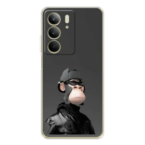Чехол с принтом «стильная обезьяна NFT» для Realme C73 5G