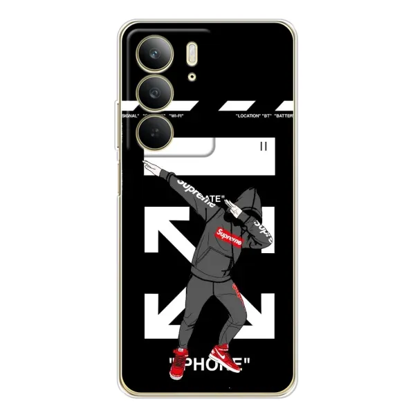 Чехол с принтом «Суприм» для Realme C73 5G