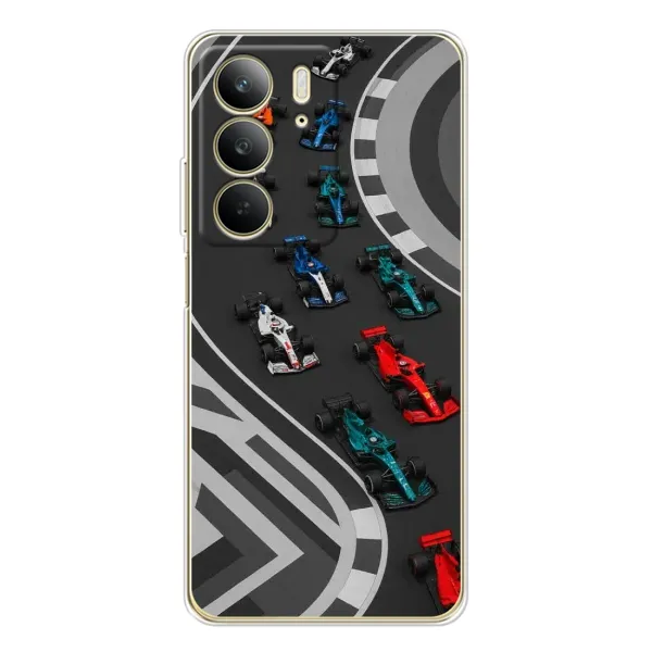 Чехол с принтом «Трасса Ф1» для Realme C73 5G