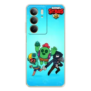 Чехлы Brawl Stars для Realme C73 5G (AlphaPrint) (Трио героев)