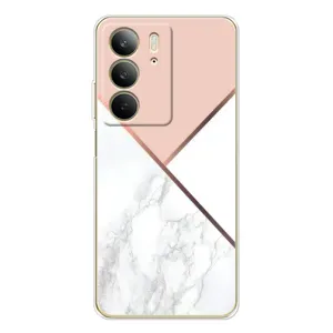 Мраморний чехол на Realme C73 5G (VPrint) (Тройний мрамор)
