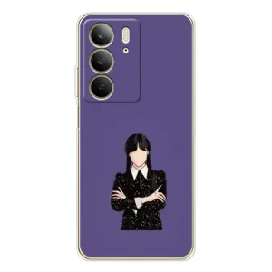 Чохол з принтом «Венздей у чорному» для Realme C73 5G